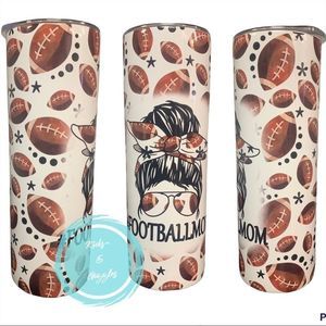 Football Mom | 20oz Insulated Travel Mug